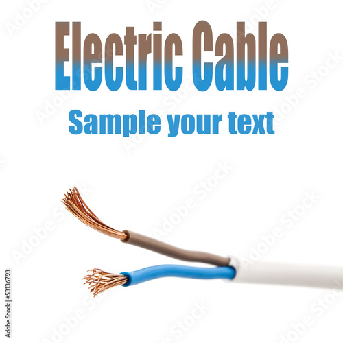 Photo: electric cable electric cable