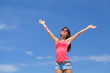 Woman in summer