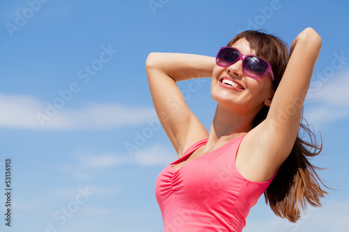 Photo: Woman in summer Woman in summer