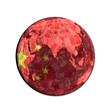China flag globe with currency illustration