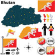 Map of Bhutan