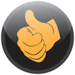 hand thumbs up vector
