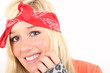 Jugendliche mit Stirnband