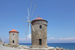 Windmühlen am Mandraki-Hafen, Rhodos