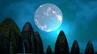 Video: City of aliens, moon and UFO City of aliens, moon and UFO