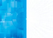 Abstract blue print technical background.