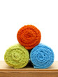 colorful towels
