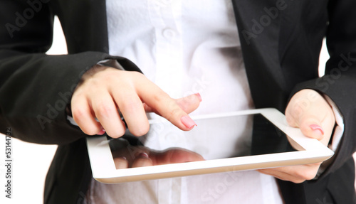 Photo: Young businesswoman working Young businesswoman working