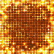 round gold mosaic spots all sides