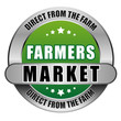 5 Star Button grün FARMERS MARKET DFTF DFTF