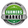 5 Star Button grün FARMERS MARKET NO NO