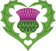 Scottish Heart & Thistle tattoo
