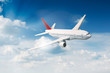 Airplane in the sky