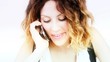Arabic woman on the phone