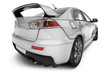 Illustration: Back of a white car (wire) Back of a white car (wire)
