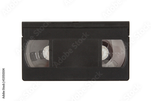 Photo: Very old videotape (video cassette) Very old videotape (video cassette)