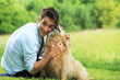 Photo: Businessman's best friend Businessman's best friend