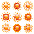 Sun Icons Orange/Red