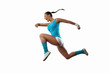 Image of sport woman jumping