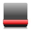 BLANK vector button (red icon symbol template web internet)