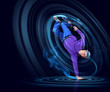 Modern style dancer