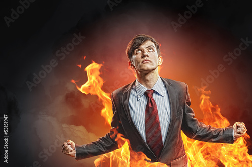 Photo: businessman in anger businessman in anger