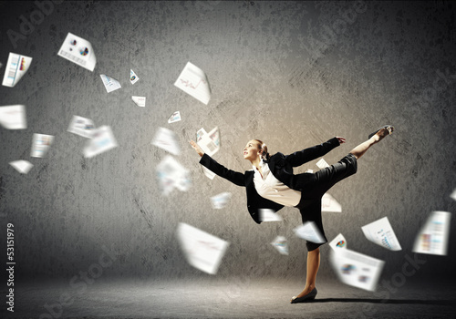 Photo: image of pretty businesswoman image of pretty businesswoman