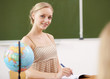 Teacher at school