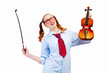 Photo: Young woman violinist Young woman violinist