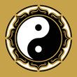 Vector: Yin Yang Lotus Yin Yang Lotus