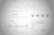 Vector drawing of construction details on grey. AI CS.