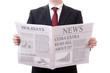 Photo: blank newspaper blank newspaper