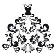 wedding dress vector