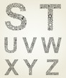 Snow the alphabet4