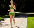Woman Runner. Fitness Girl Running outdoors