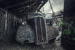 rusty classic car