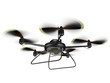 Illustration: Isolated Spy Drone Isolated Spy Drone