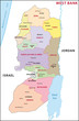 Vektor: West bank Administrative divisions West bank Administrative divisions
