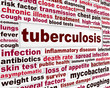 Tuberculosis medical message concept