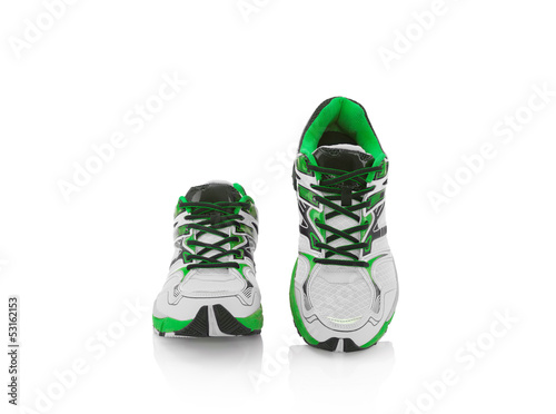 Photo: Laufschuhe laufend grün Laufschuhe laufend grün