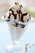 Ice cream with pine nuts