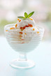 ice cream with dried apricots