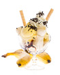 Photo: Bananeneisbecher mit Bananen Bananeneisbecher mit Bananen