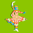 Vector: Indian classical Dancer Indian classical Dancer