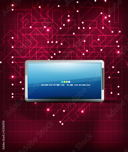 Vector: Modern glossy geometrical techno design Modern glossy geometrical techno design