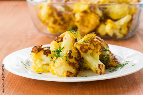 Photo: cauliflower fried in batter cauliflower fried in batter