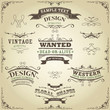 Hand Drawn Western Banners And Ribbons
