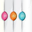 Vector: Set of colorful bookmarks, stickers, marks, tags. Numbered banne Set of colorful bookmarks, stickers, marks, tags. Numbered banne