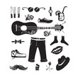 Hipster Clothing and Accessories Collection