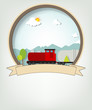 emblem with train